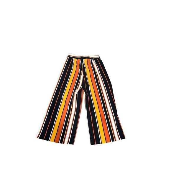 Cynthia Rowley Cropped Striped Palazzo Pants Size 2 - Picture 1 of 3